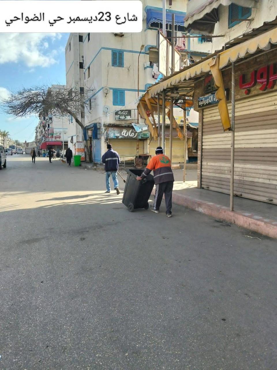 جهود الأجهزة التنفيذية ببورسعيد 