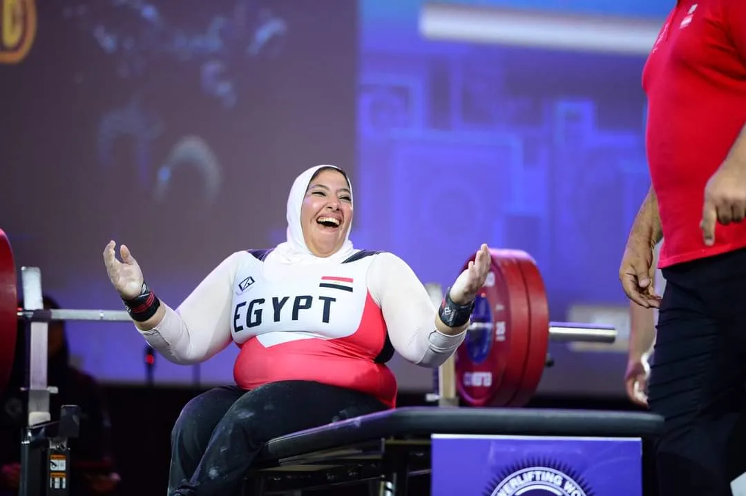 فاطمة محروس بطلة مصر في رفع الأثقال