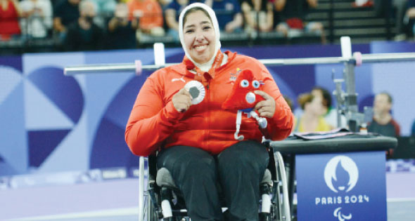 فاطمة محروس بطلة مصر في رفع الأثقال