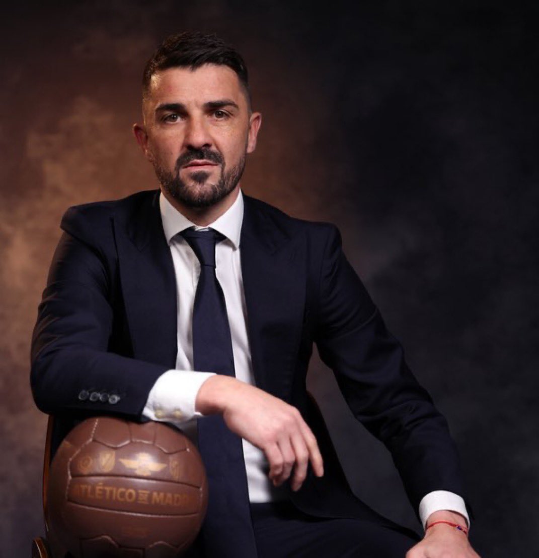 <strong>ديفيد فيا عضو مجلس إدارة نادي أتلتيكو مدريد الإسباني</strong>