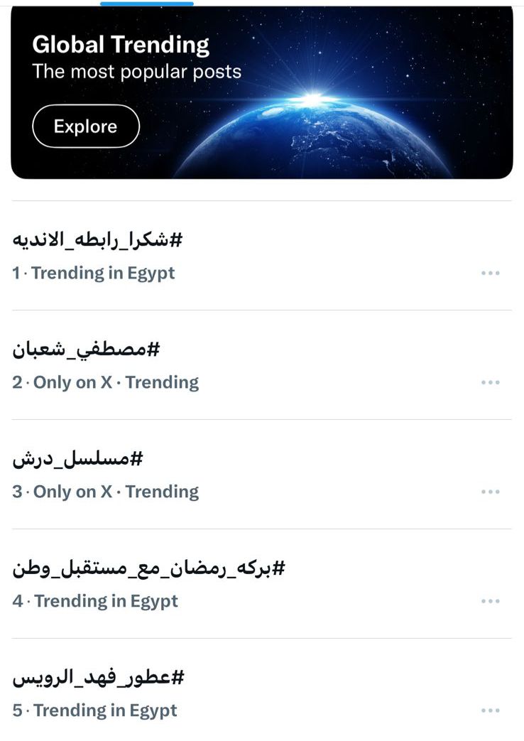 رابطة الأندية تريند