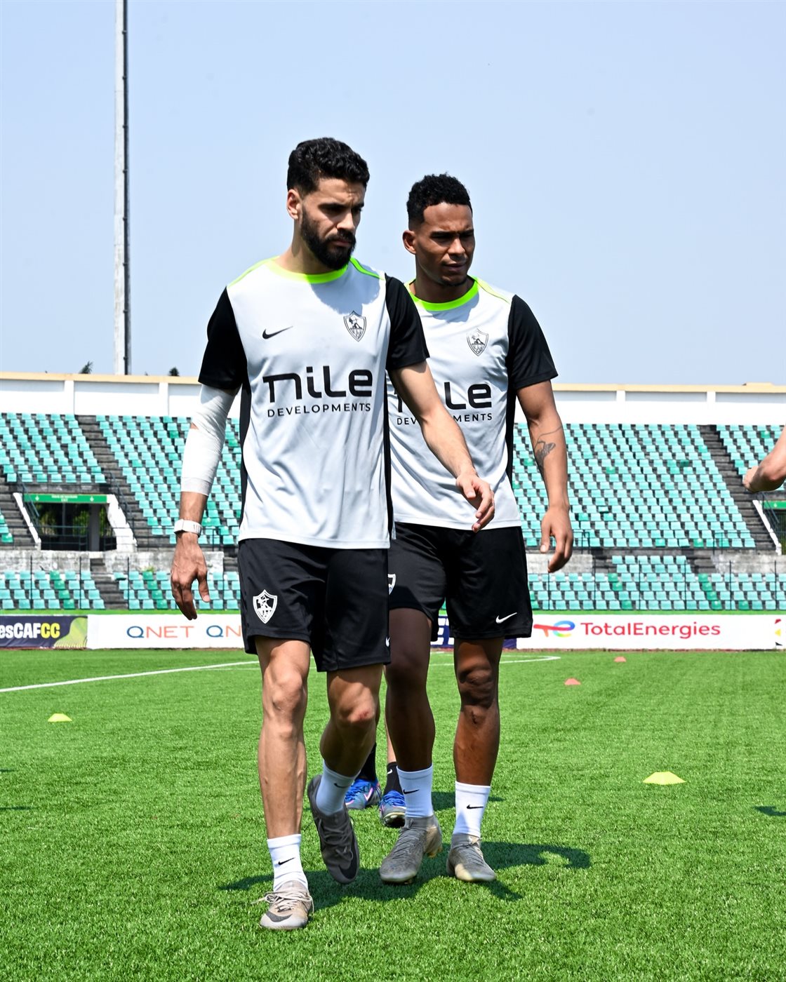 <strong>صور من مران الزمالك الختامي قبل مواجهة أوتوهو&nbsp;</strong>