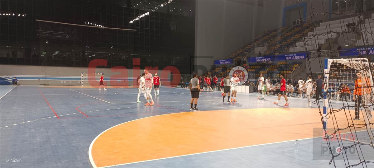 <strong>لقطات من مباراة الأهلي والزمالك في كرة اليد</strong>