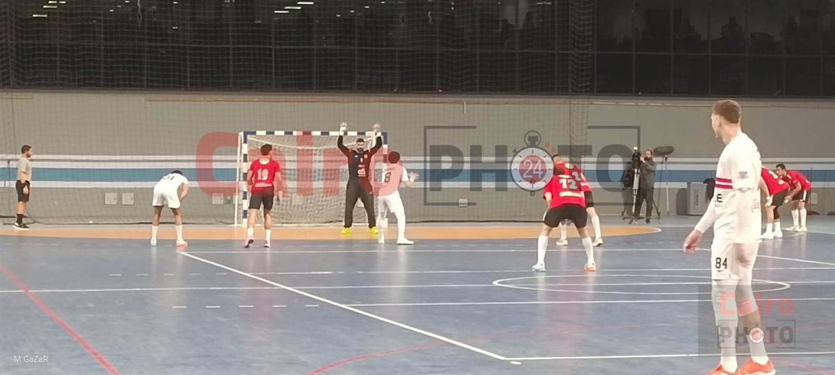 <strong>لقطات من مباراة الأهلي والزمالك في كرة اليد</strong>