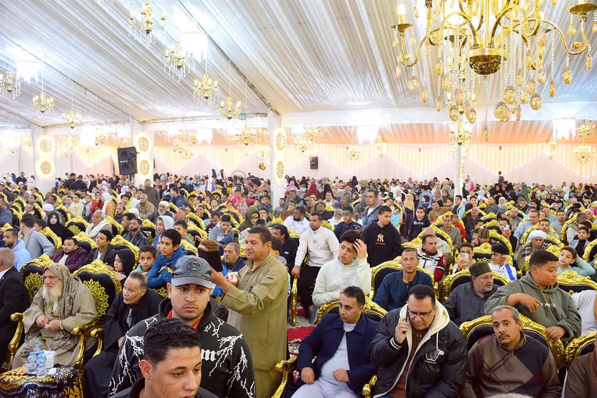 احتفالية كبرى بقرية فيديمن في الفيوم لتكريم حفظة القرآن الكريم