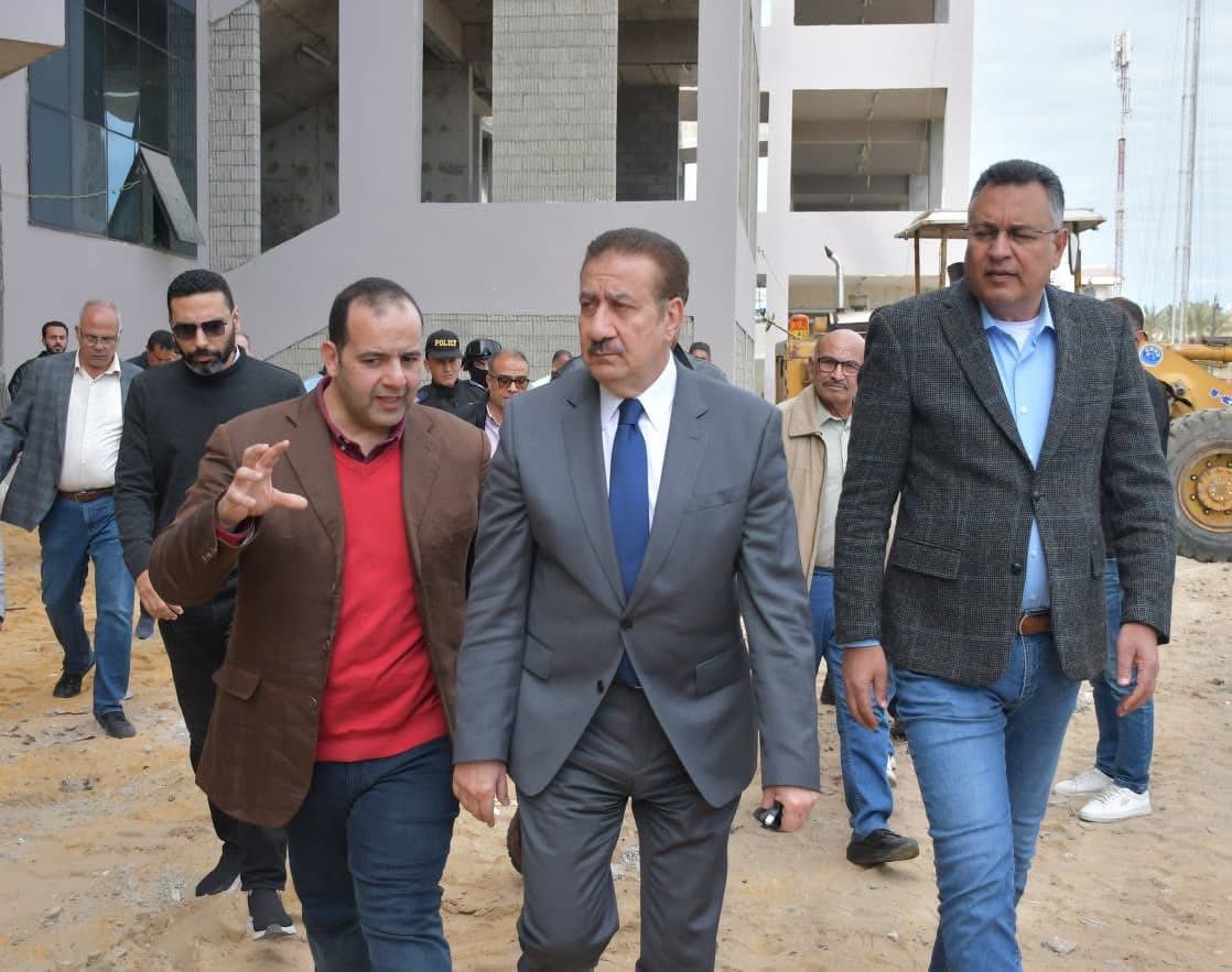 بدء أعمال تركيب وزراعة النجيلة واستكمال مرافق ستاد النادي المصري