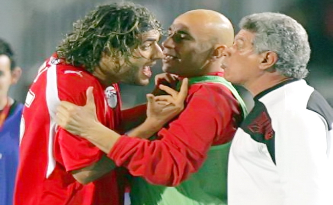 ميدو وحسن شحاتة&nbsp;