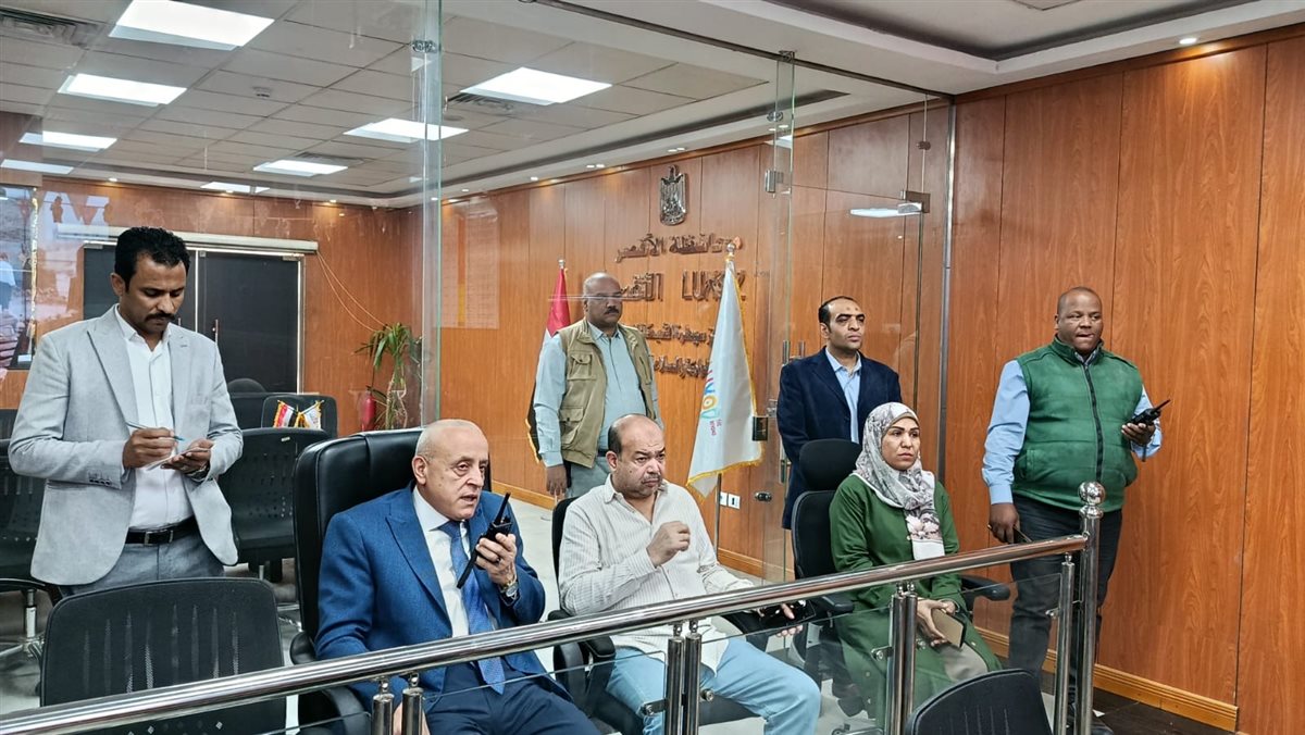 محافظ الأقصر داخل شبكة الطوارئ&nbsp;