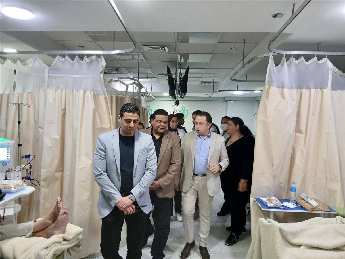 جولة مفاجأة للرعاية الصحية بمستشفى شرم الشيخ