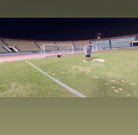 محمد عواد يواصل التدريبات المنفردة تنفيذًا لعقوبة الزمالك&nbsp;