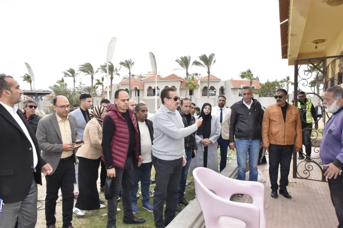 محافظ بورسعيد يتفقد كورنيش وشاطئ بورسعيد