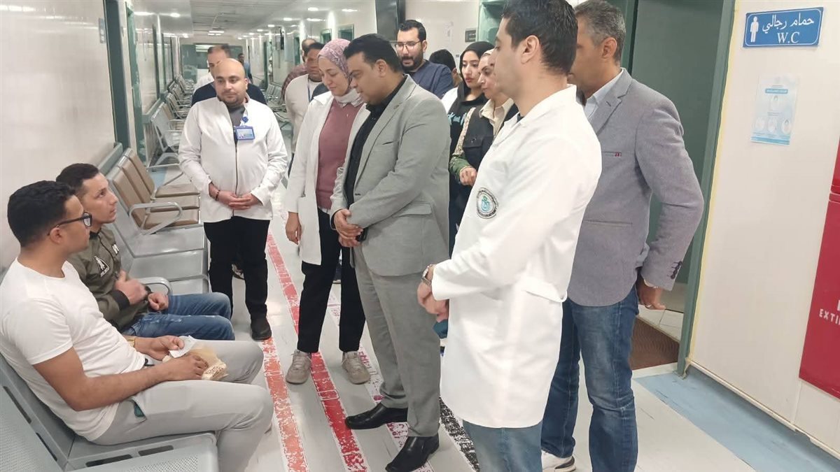 مدير الرعاية الصحية بجنوب سيناء يتفقد مستشفى شرم الشيخ
