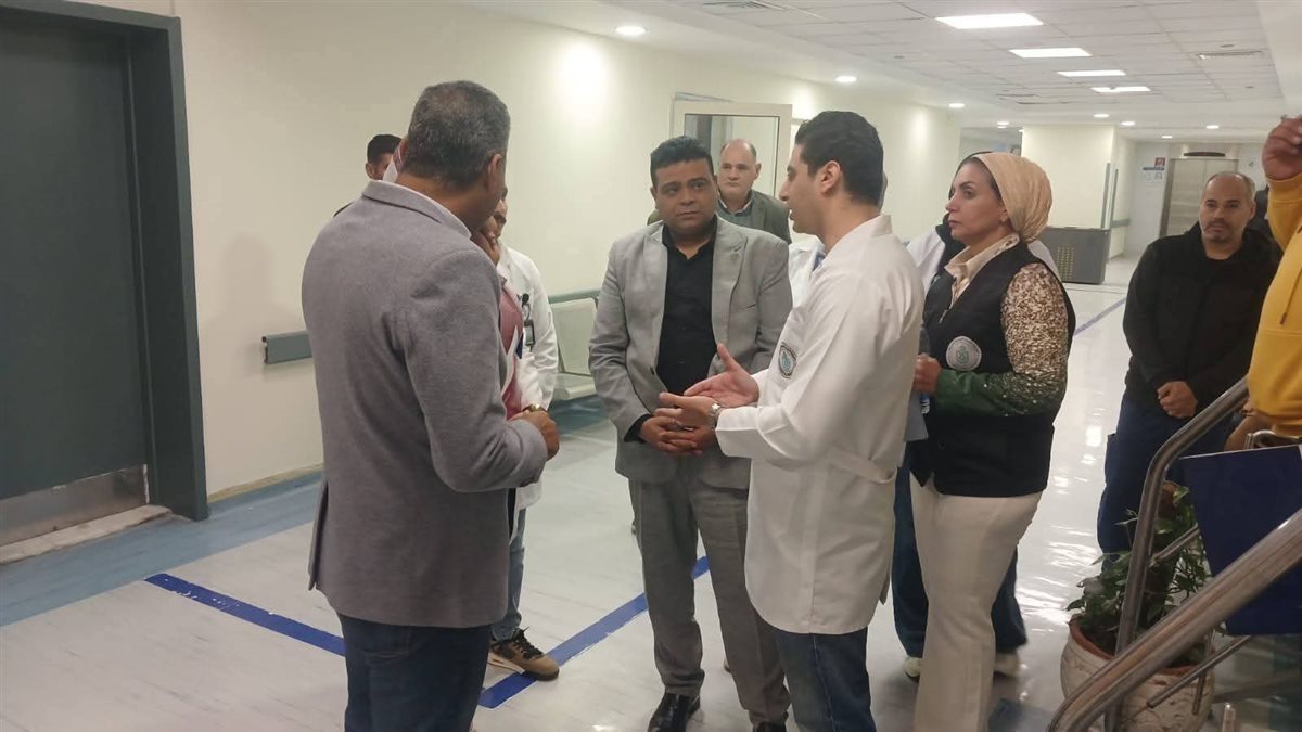 مدير الرعاية الصحية بجنوب سيناء يتفقد مستشفى شرم الشيخ