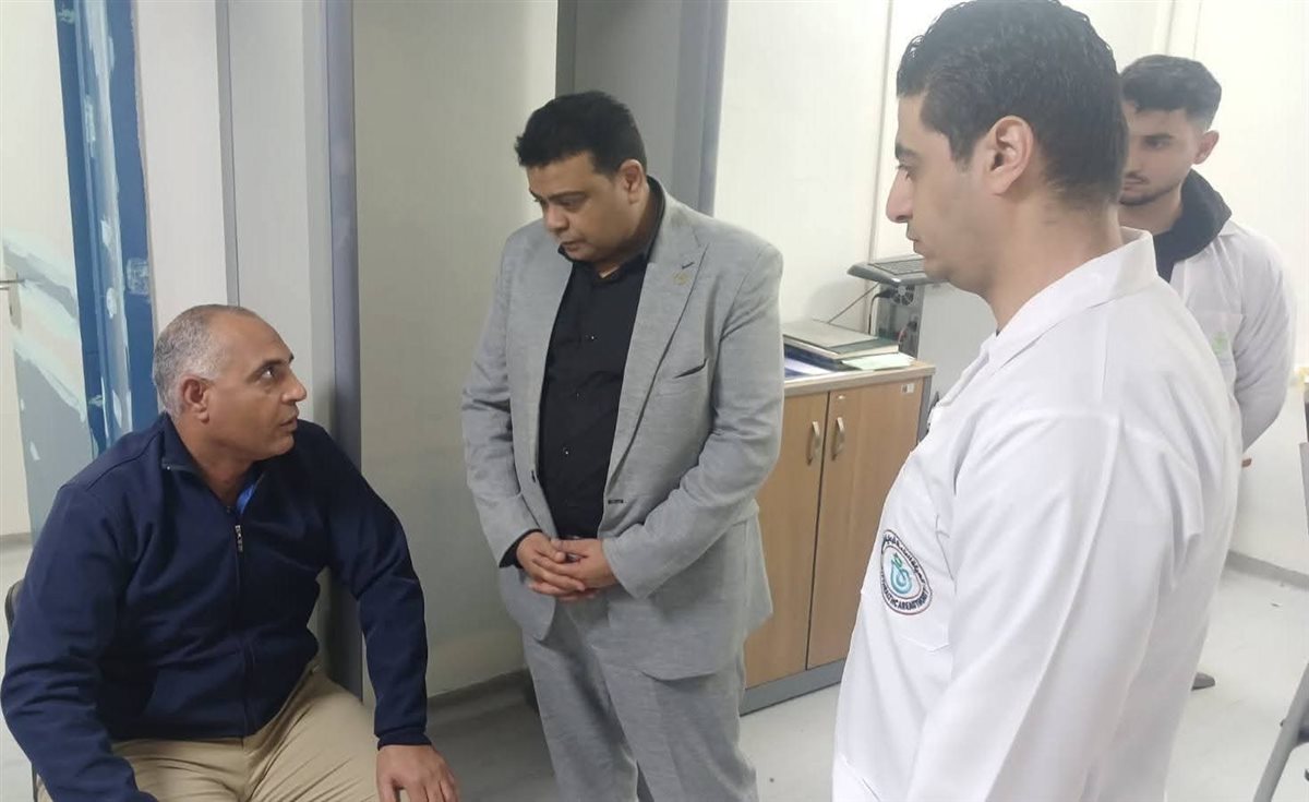 مدير الرعاية الصحية بجنوب سيناء يتفقد مستشفى شرم الشيخ