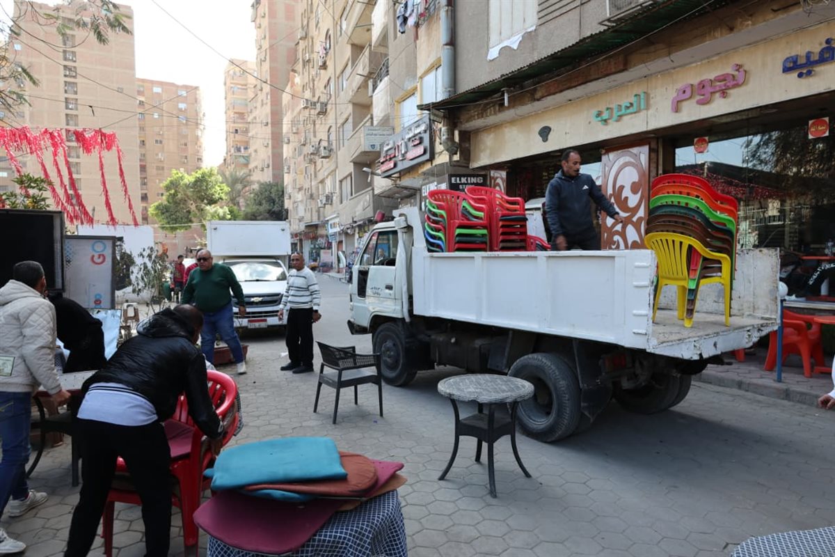 محافظ الجيزة يقود حملة لرفع الإشغالات
