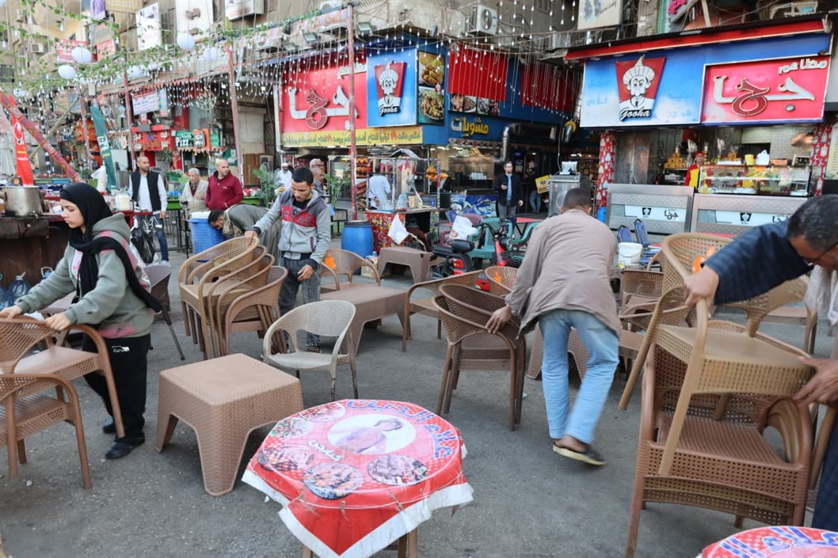 محافظ الجيزة يقود حملة لرفع الإشغالات