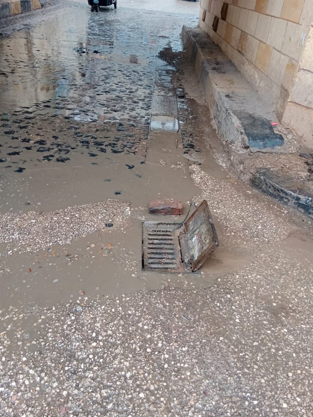 التعامل مع مياه الأمطار في المنوفية&nbsp;