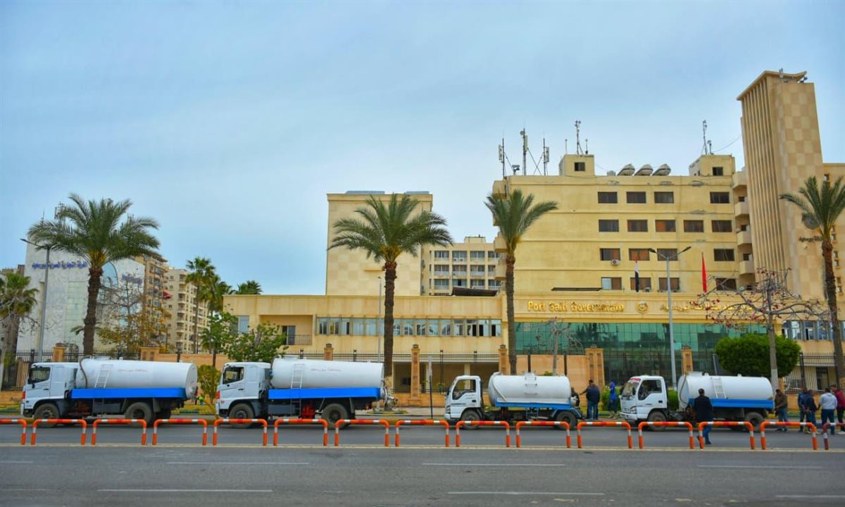 استعدادات محافظة بورسعيد لموجة الطقس غير المستقر