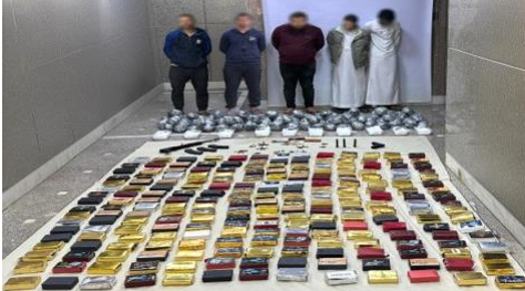 المتهمين والمضبوطات&nbsp;