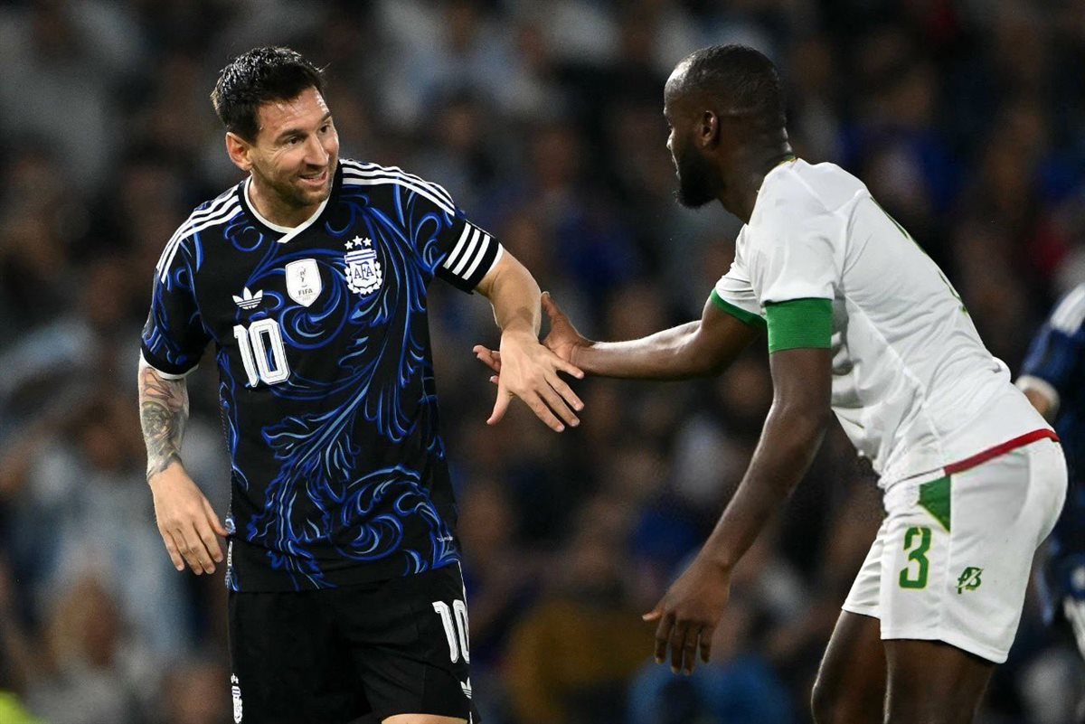 ميسي في مباراة موريتانيا الودية&nbsp;