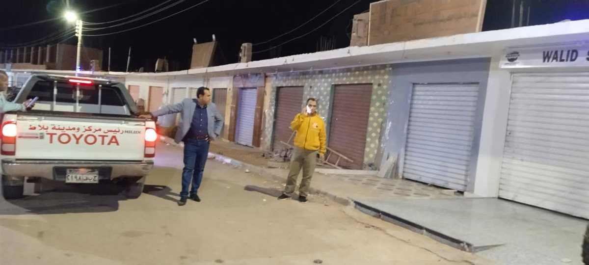 متابعة قرار المحلات بالوادى الجديد