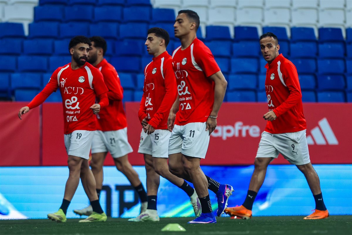 مران منتخب مصر الختامي قبل مواجهة إسبانيا (1)
