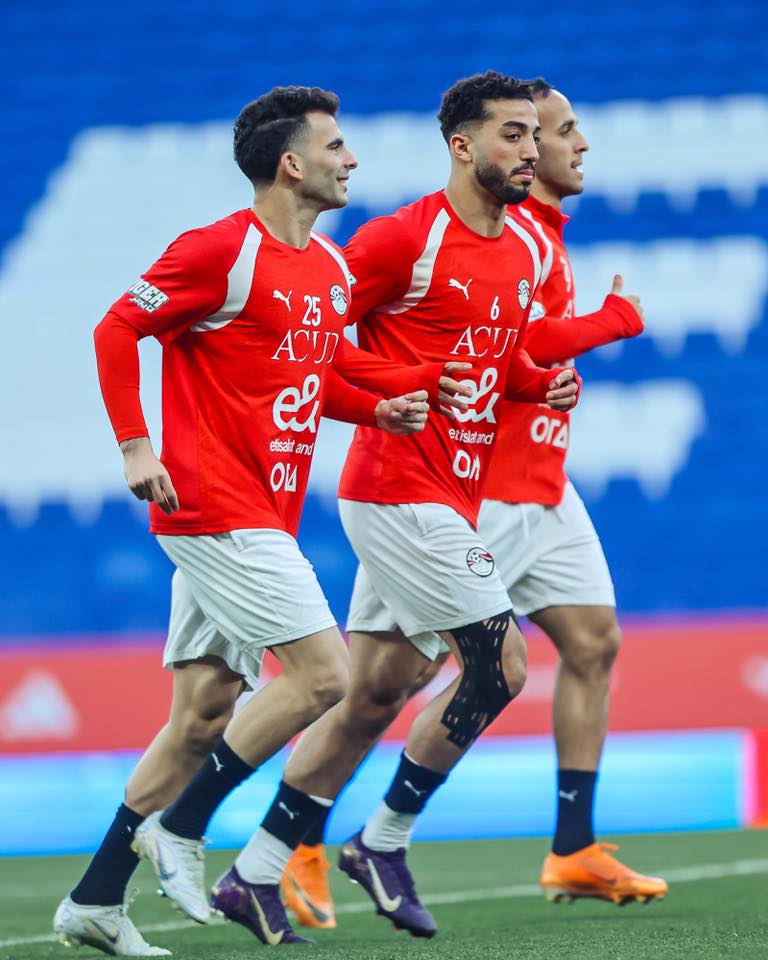 مران منتخب مصر الختامي قبل مواجهة إسبانيا (2)