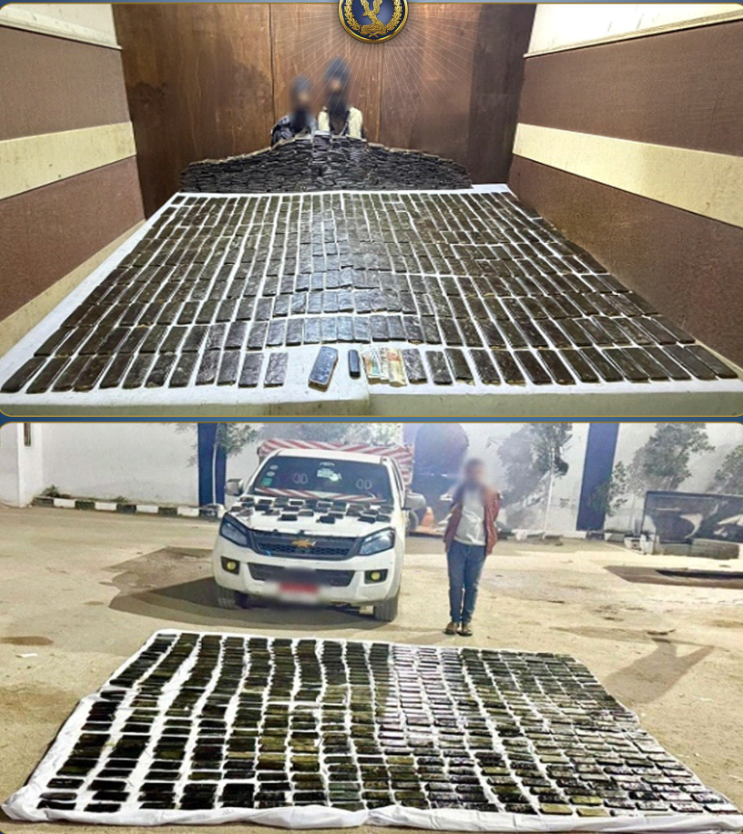 جانب من المضبوطات