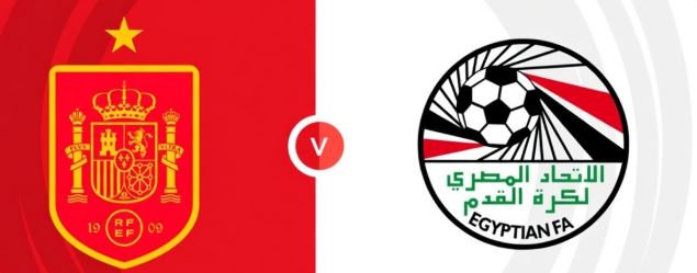 موعد مشاهدة بث مباشر مباراة إسبانيا ومصر اليوم