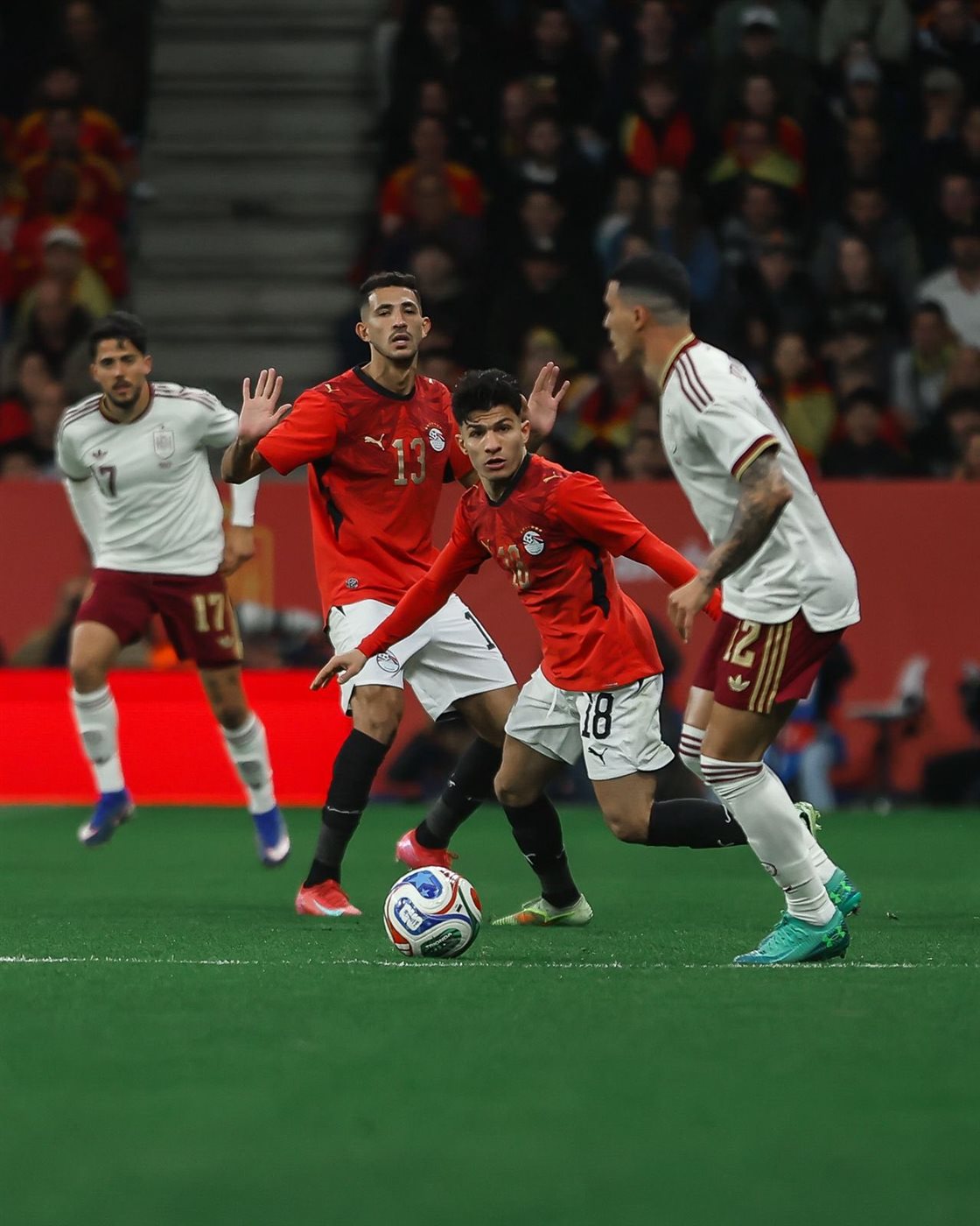 مباراة مصر وإسبانيا
