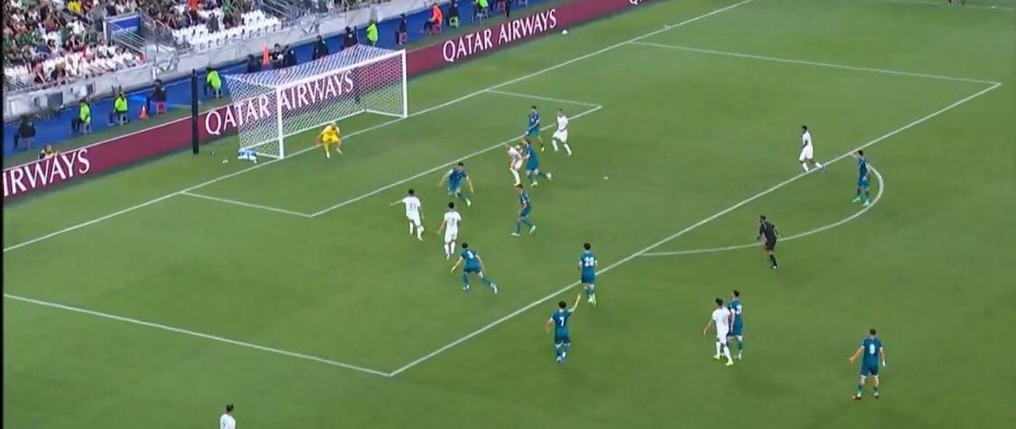 هدف موزيس بانياكا لاعب منتخب بوليفيا في شباك منتخب العراق في الملحق العالمي المؤهل إلى كأس العالم 2026