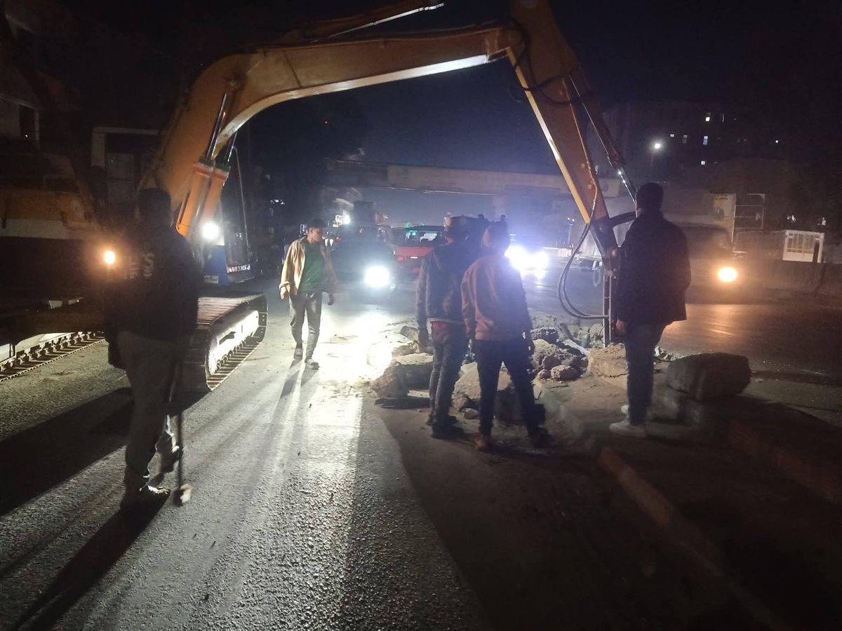 &nbsp;بدء تركيب محددات ارتفاع بمداخل قويسنا بالمنوفية