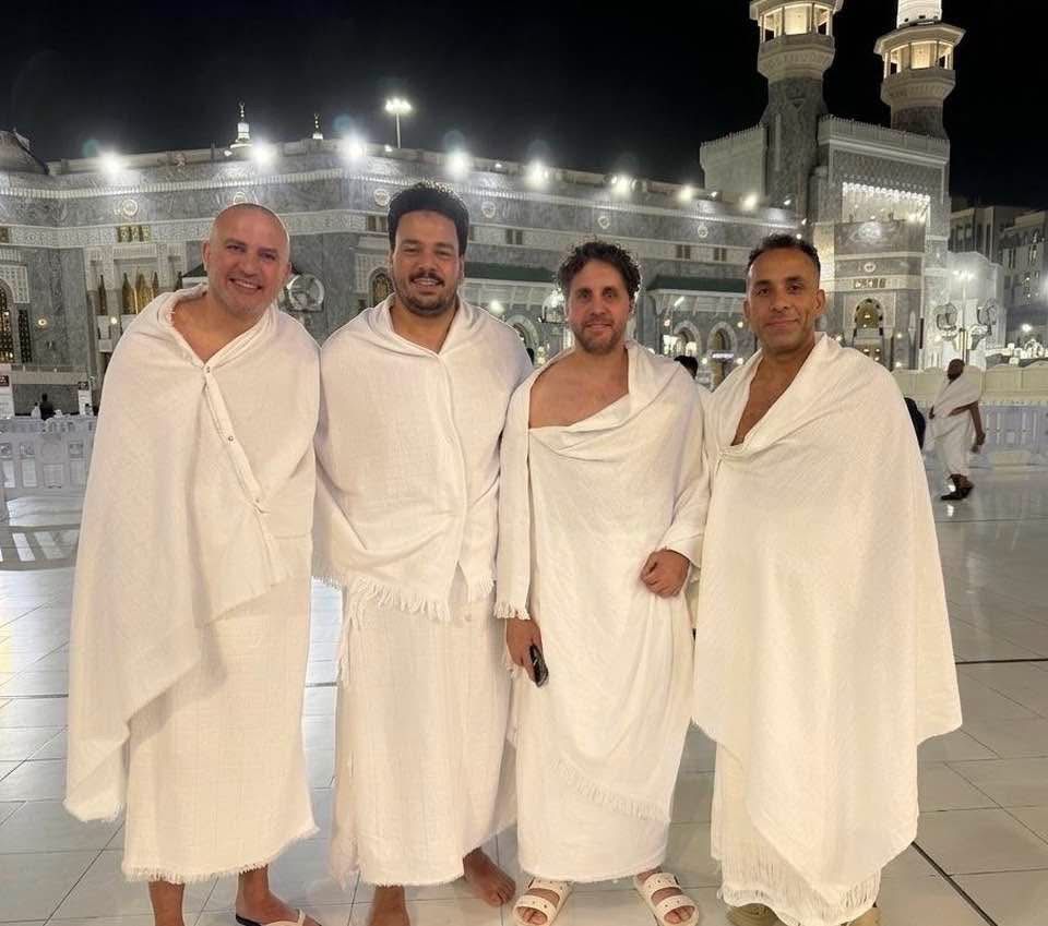 هشام ماجد والفنان مصطفى غريب والفنان أحمد الدسوقي