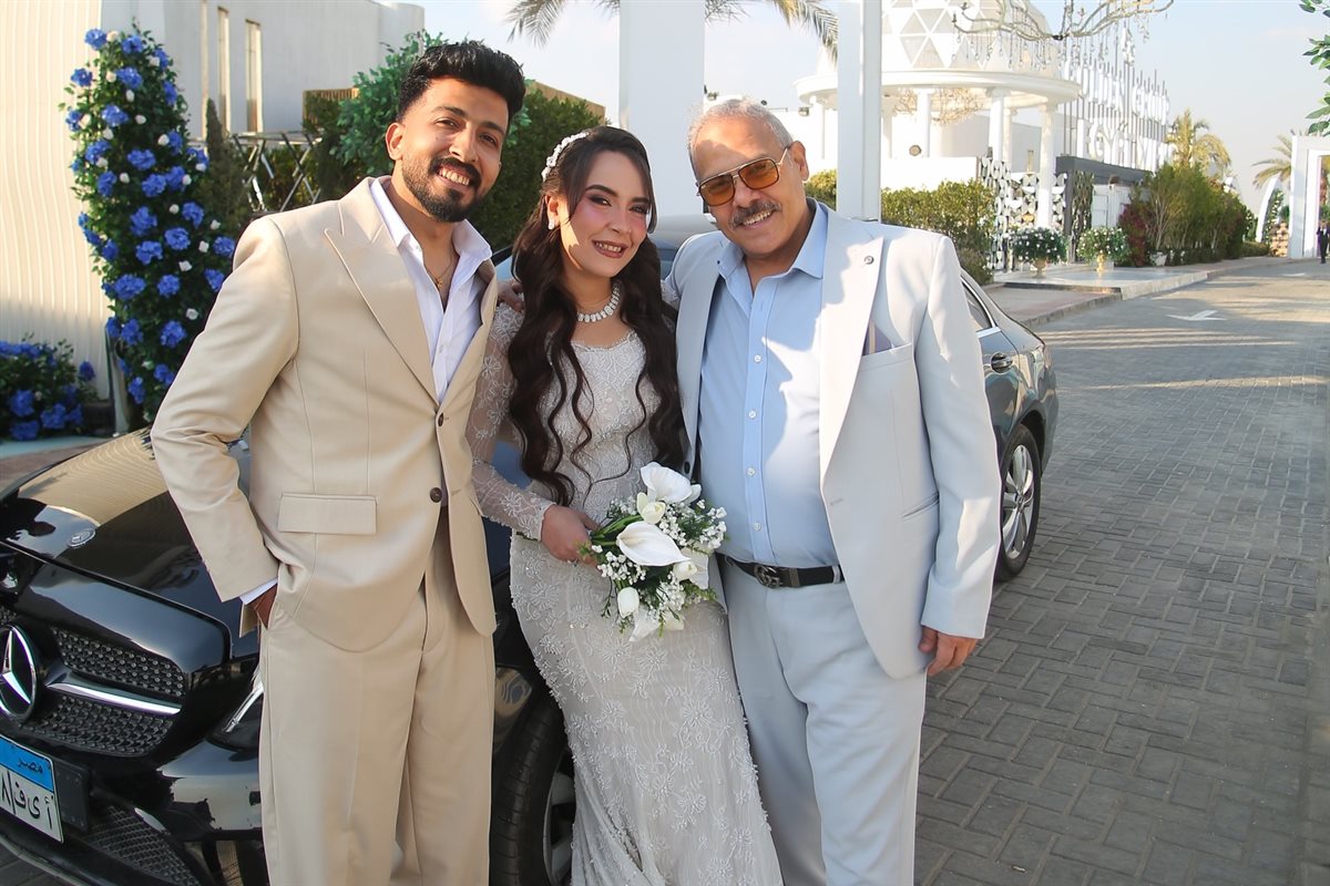 لقطات من خطوبة ابنة الفنان محمد رضوان بحضور نجوم الفن