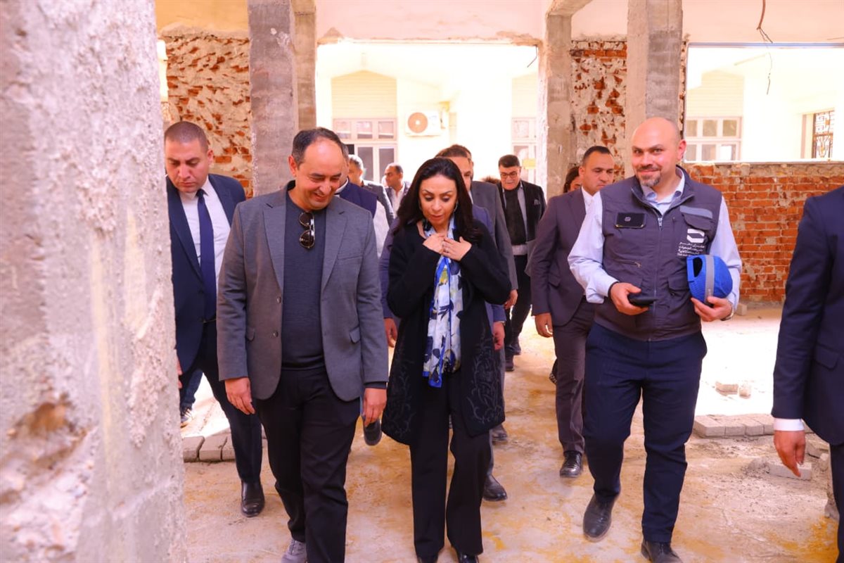 وزيرة التضامن خلال التفقد