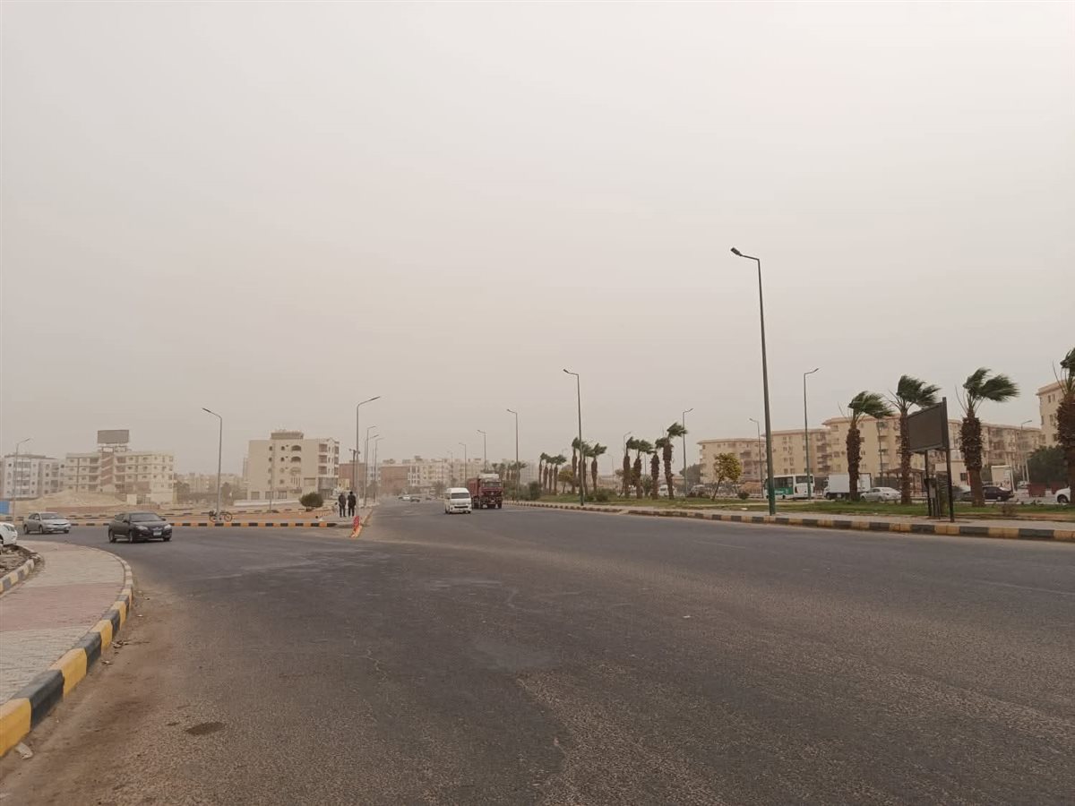 عاصفة ترابية بالغردقة 