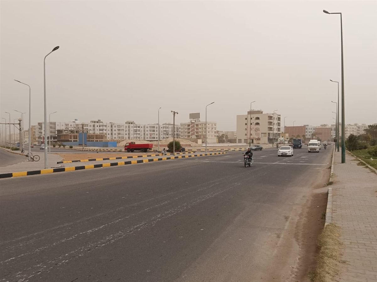 عاصفة ترابية بالغردقة 