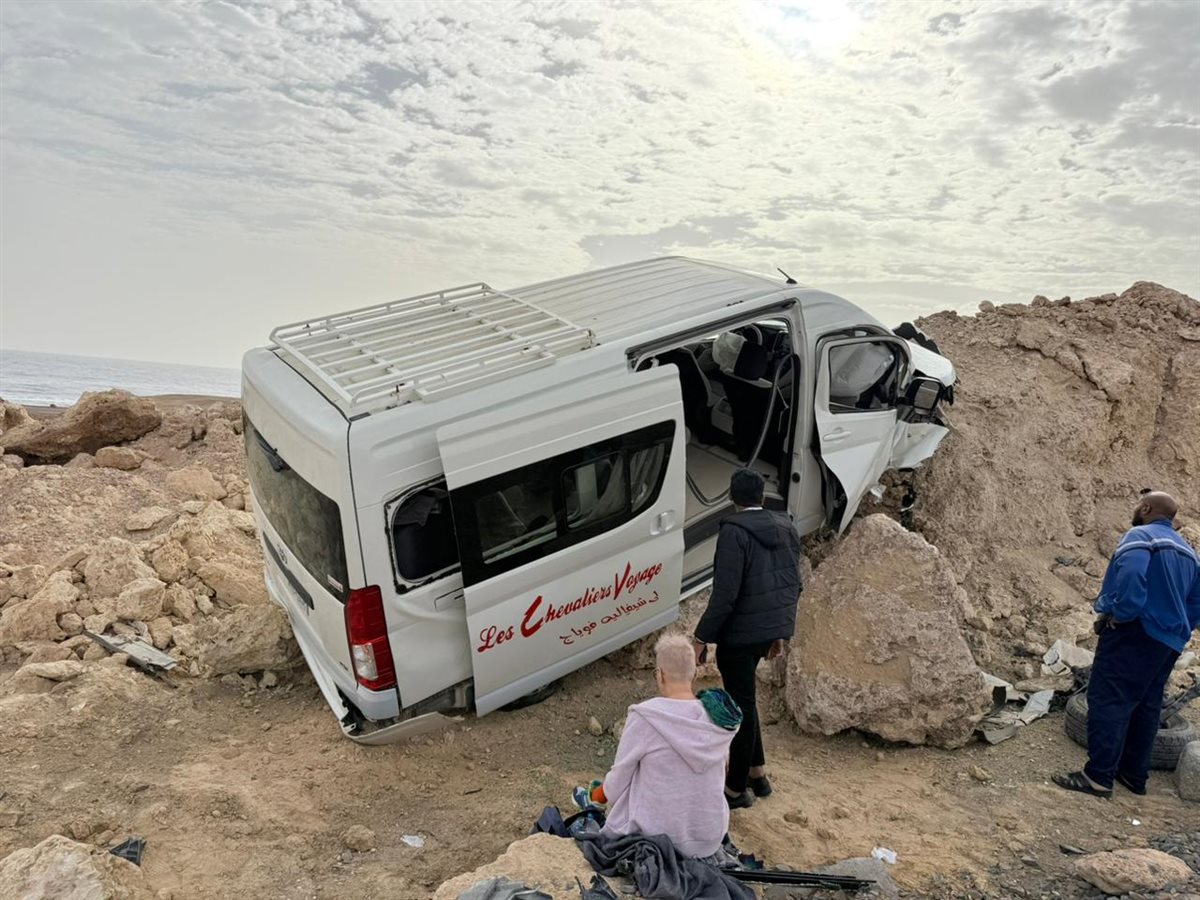 جانب من الحادث 