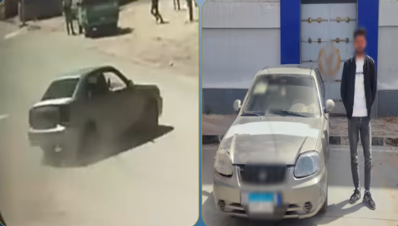 المتهم والسيارة المضبوطة&nbsp;