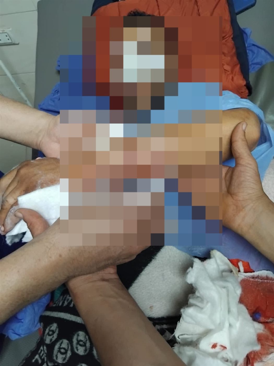 شاب يمزق جسد آخر بسلاح أبيض بالهرم