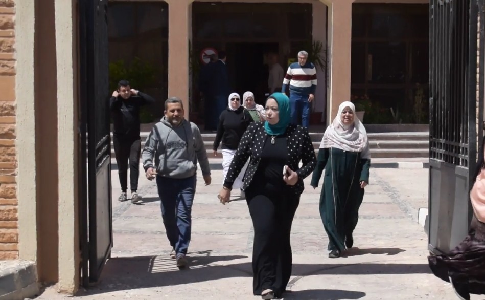 تجربة إخلاء في حالة الكوارث بتعليم جنوب سيناء