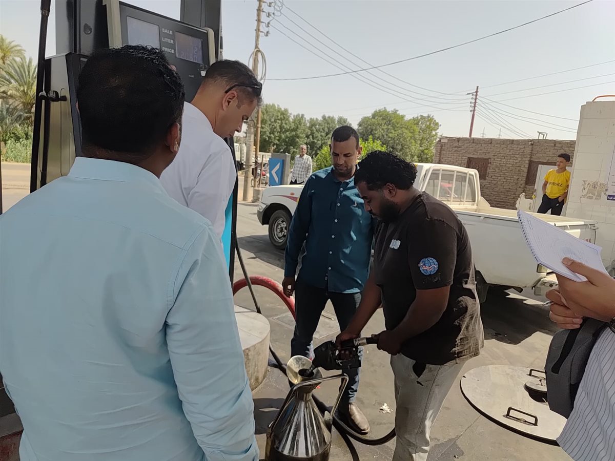 حملات تموينية على محطات الوقود بالأقصر&nbsp;