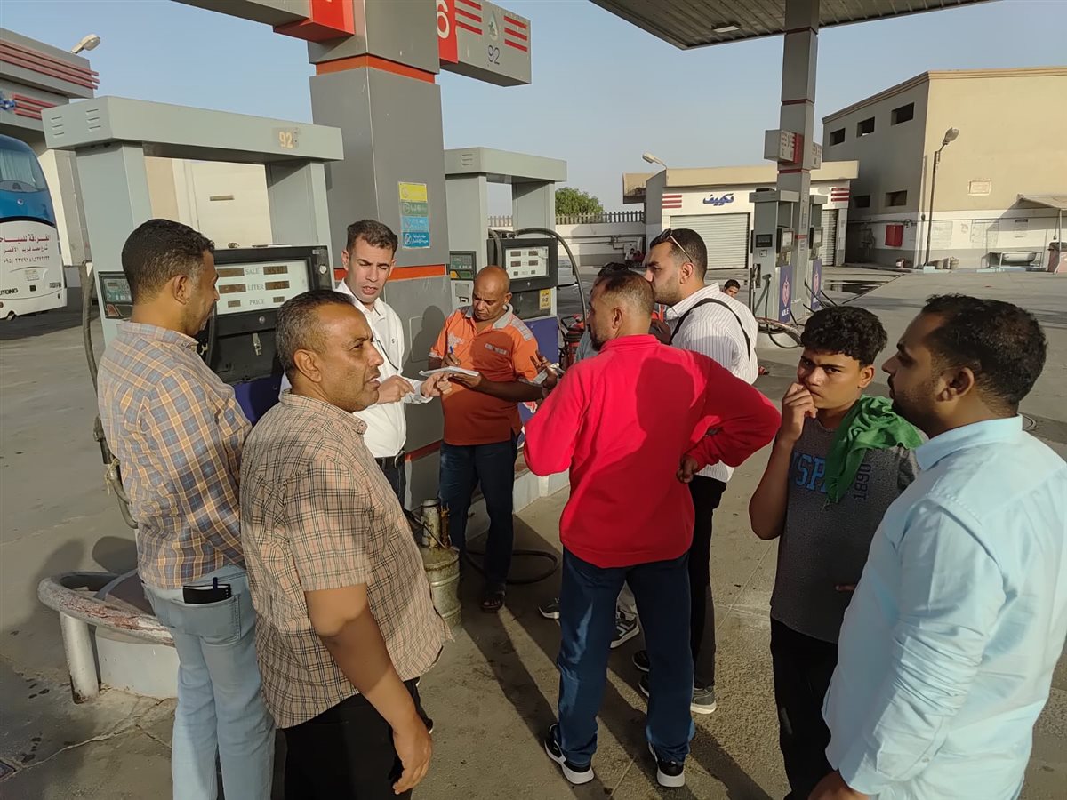 حملات تموينية على محطات الوقود بالأقصر&nbsp;