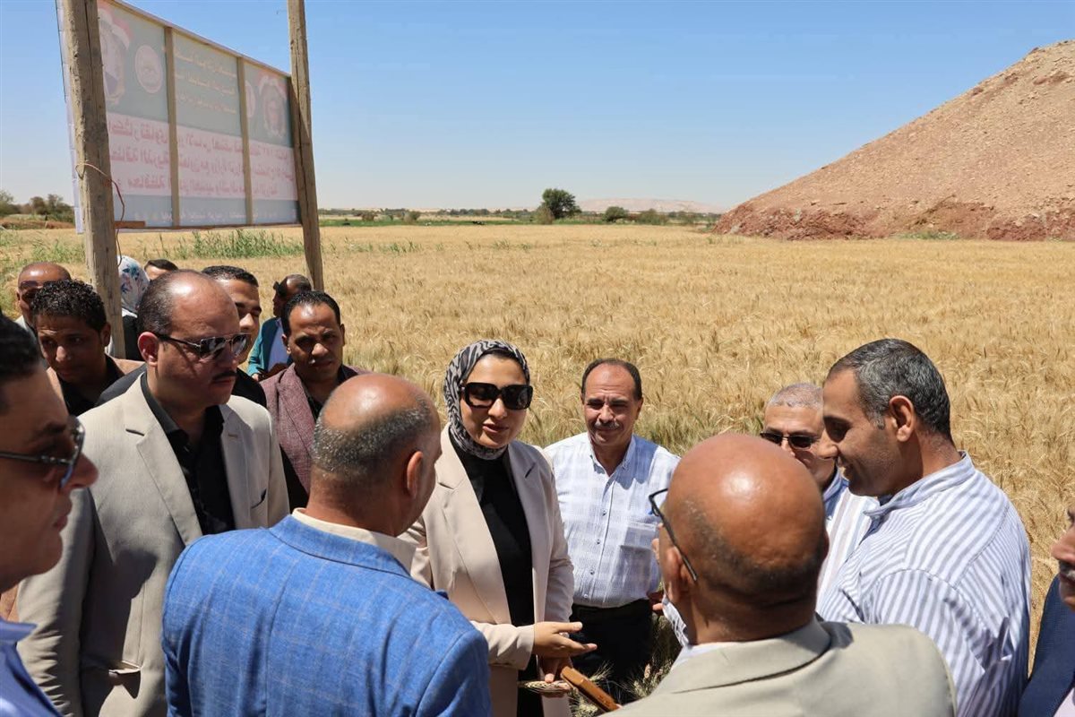 جانب من جولة محافظ الوادى الجديد