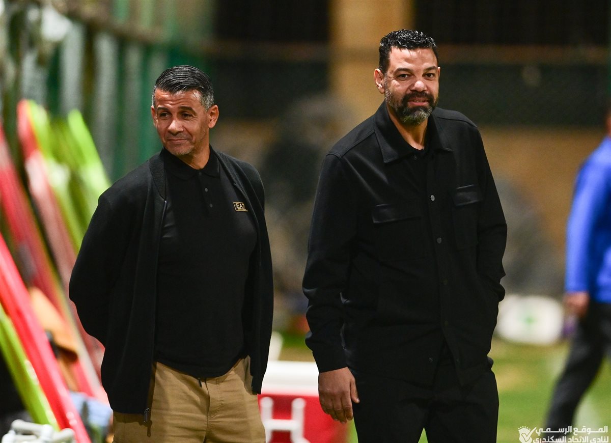 ميلود حمدي في مران الاتحاد السكندري