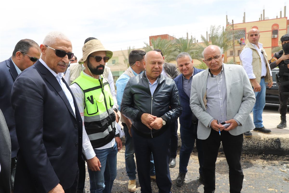 جانب من جولة الوزير اليوم بمحافظة شمال سيناء&nbsp;