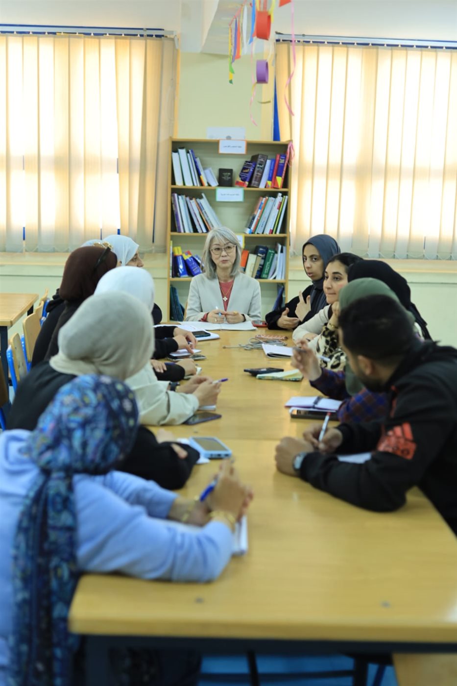 الخبيرة اليابانية في المدارس المصرية خلال الحوار