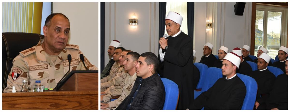 وزير الدفاع يلتقي دارسي الأكاديمية العسكرية وطلبة الكليات والمعاهد العسكرية