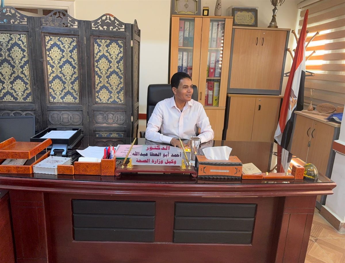 وكيل وزارة الصحة بالأقصر في لقائة بالصحفيين&nbsp;