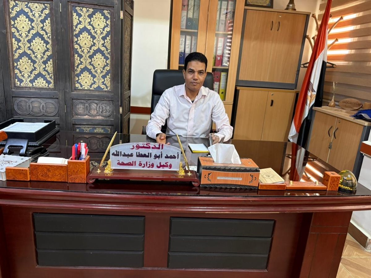 وكيل وزارة الصحة بالأقصر في لقائة بالصحفيين&nbsp;
